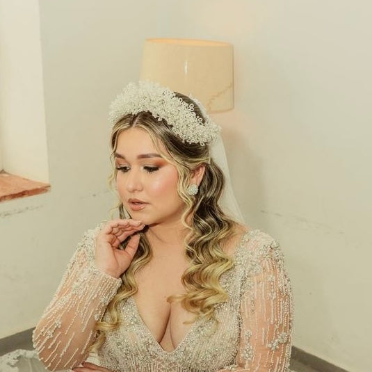 TOCADO/CORONA DE NOVIA