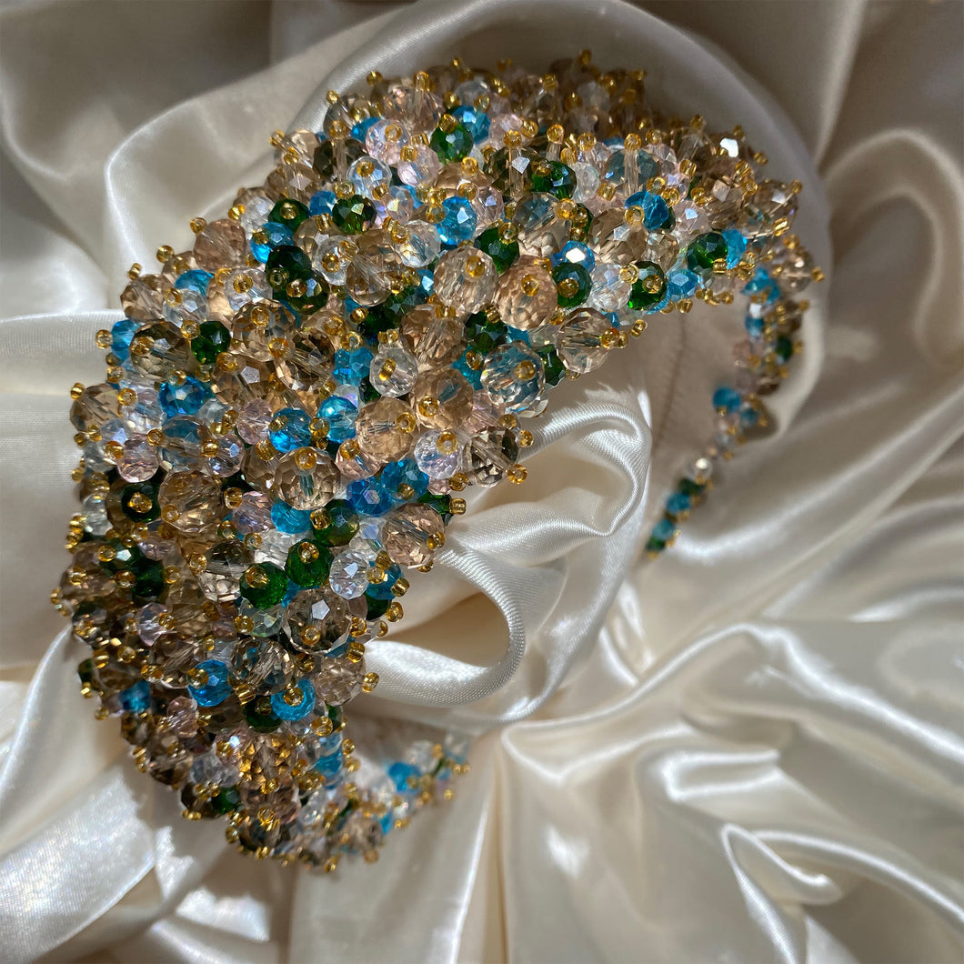 Diadema para mujer - Hecho 100% a mano - Mary mercado jewerly